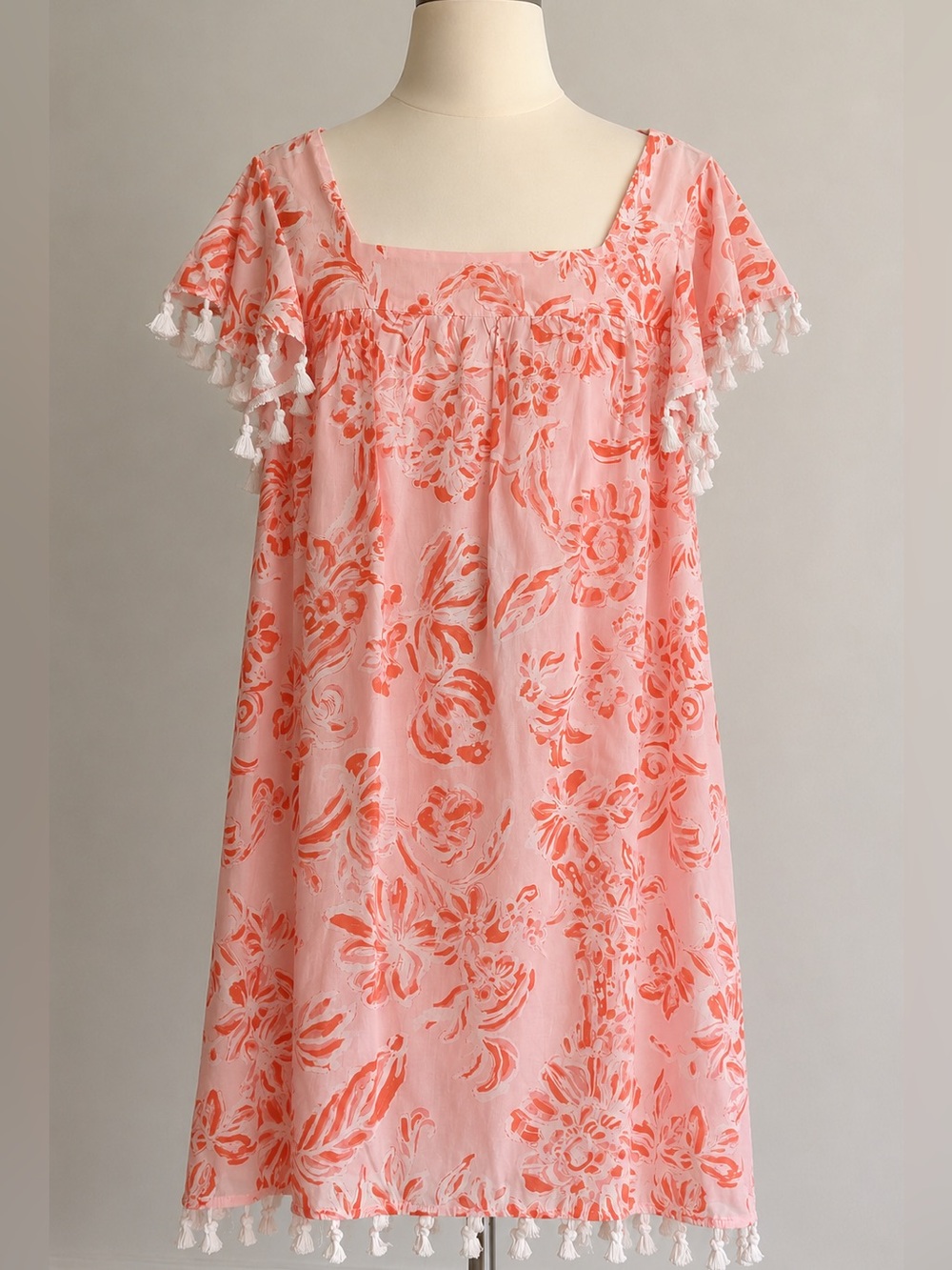 Sail to Sable NWT Pink Preppy Tassel Dress Size Medium